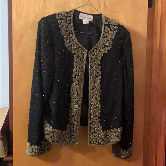 Laurence Kazar Tops - Beaded cardigan